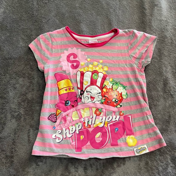 Cotone 100 Maglietta Ufficiale Shopkins 'Friends Forever' Per Bambina